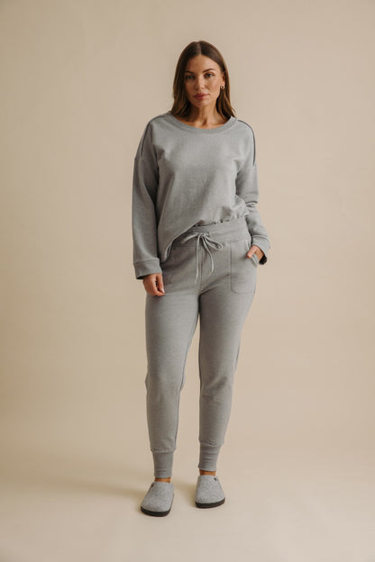 Heavenly Fleece Jogger Smoke