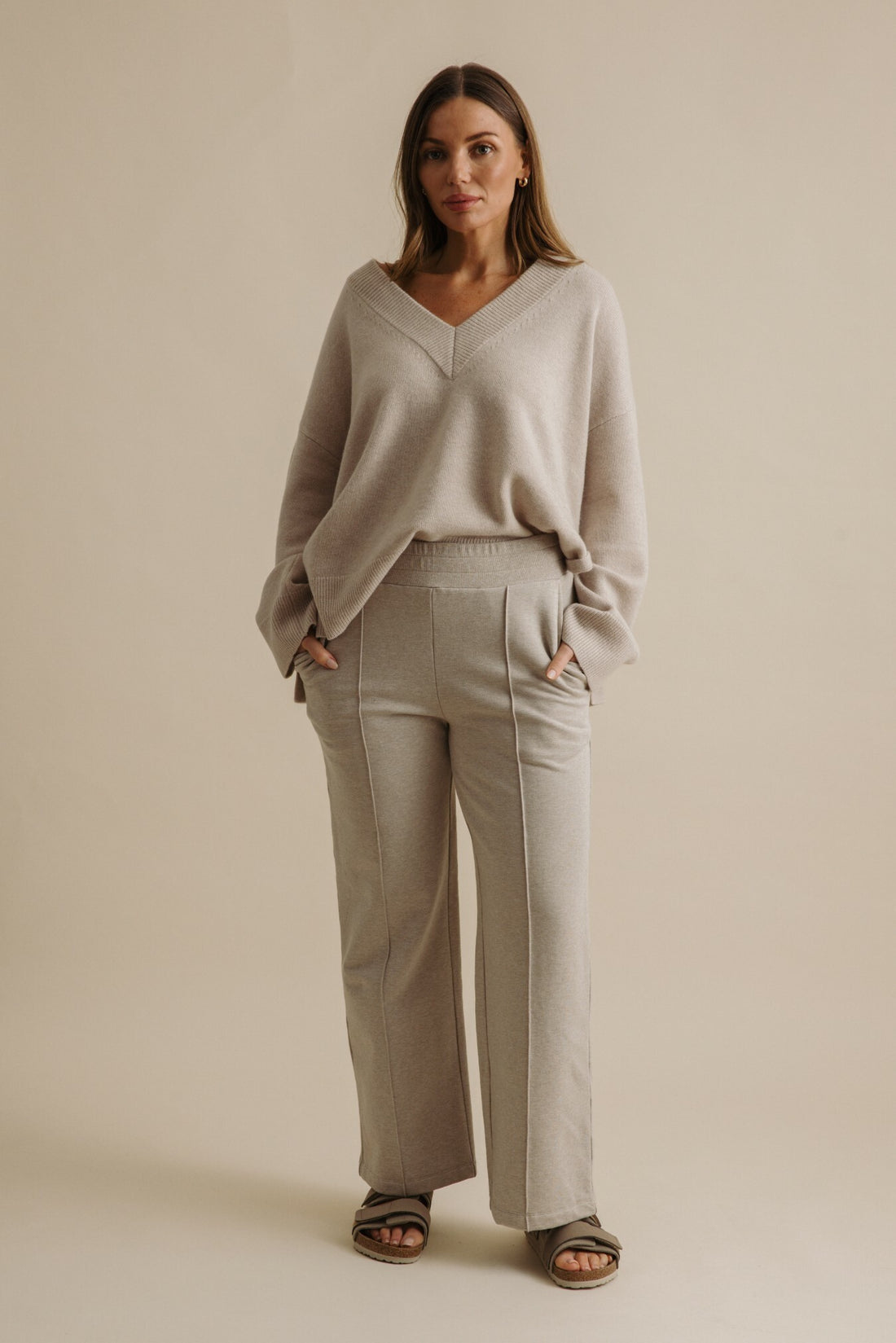Heavenly Fleece Pull On Pant Wheat