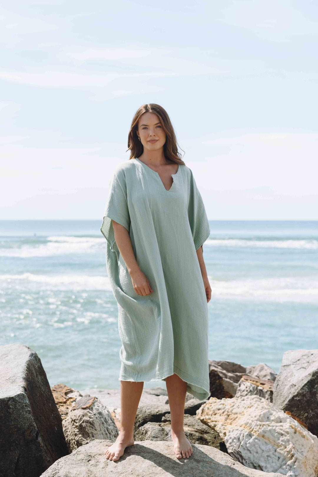 Kaimana Solid Dye Kaftan