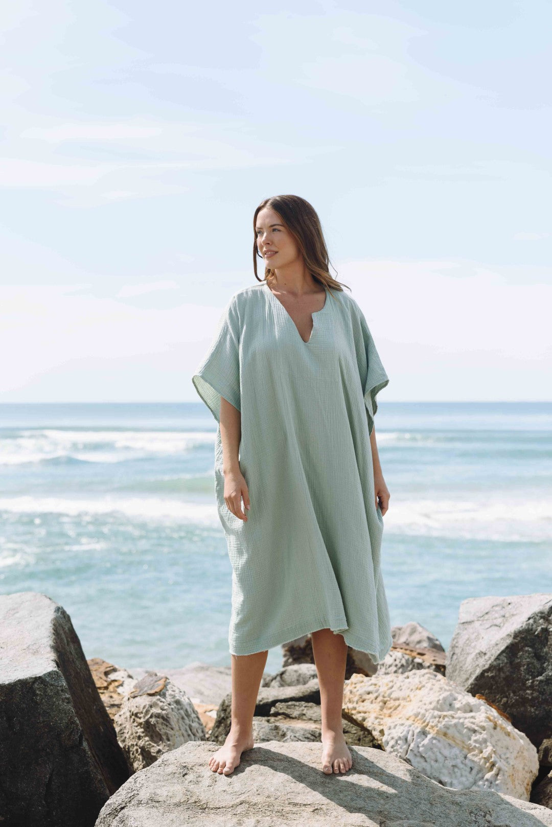 Kaimana Solid Dye Kaftan