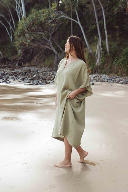 Kaimana Solid Dye Kaftan