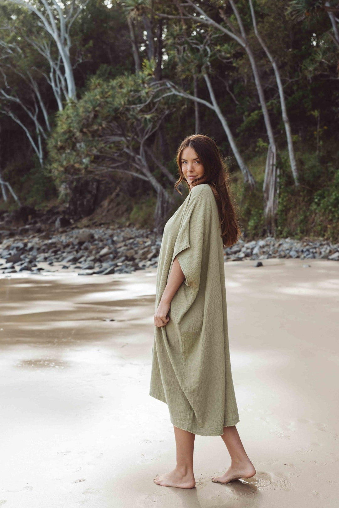 Kaimana Solid Dye Kaftan