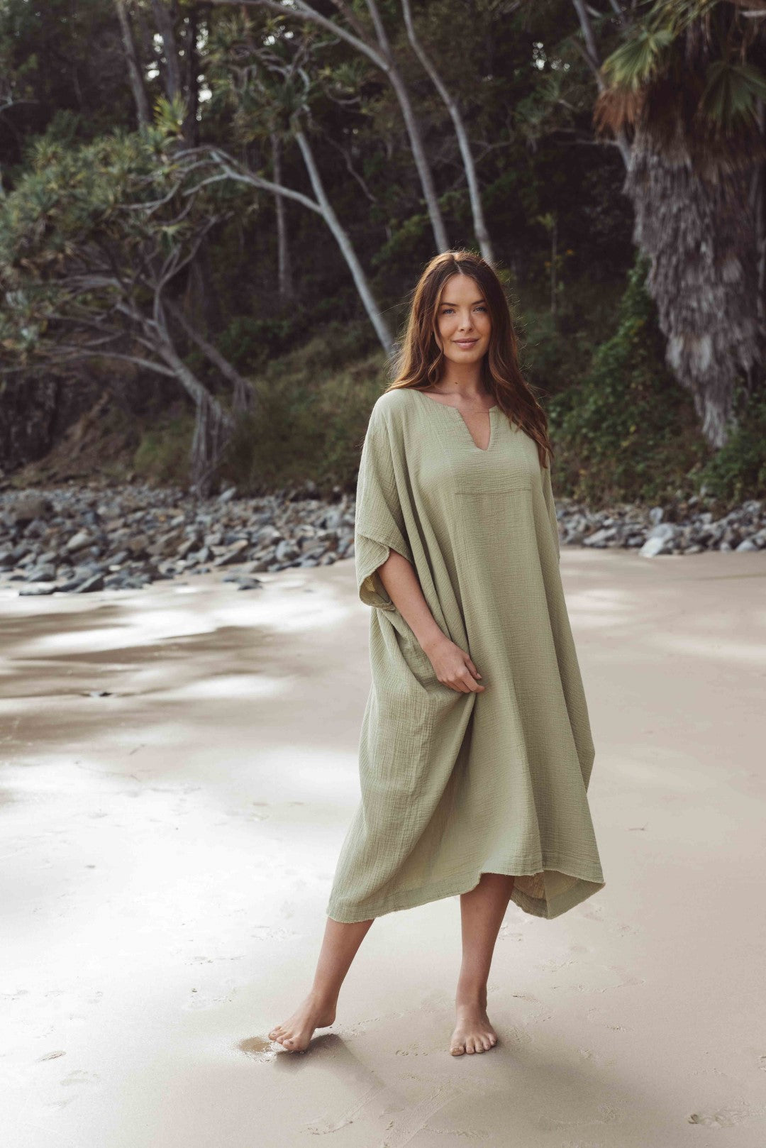 Kaimana Solid Dye Kaftan