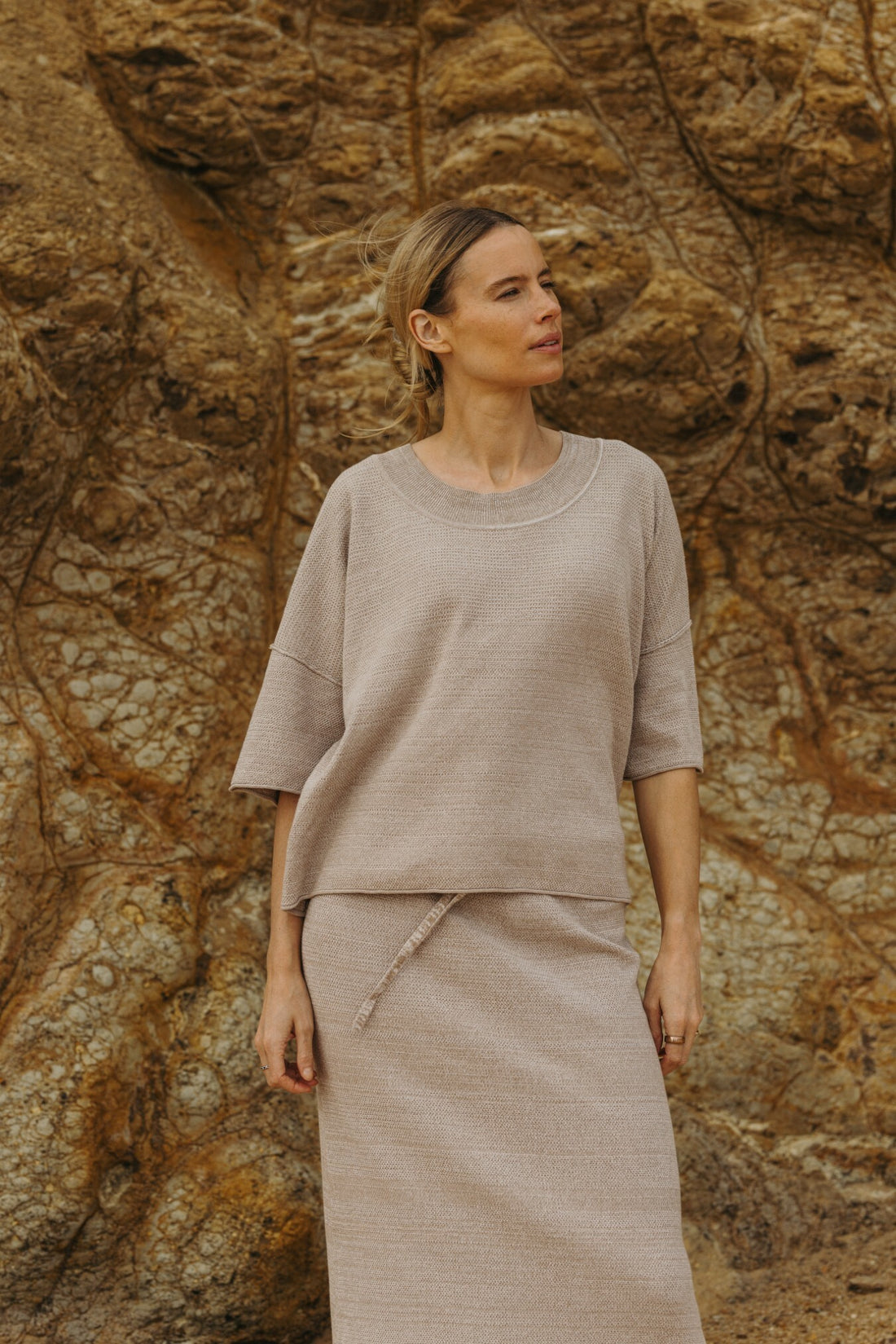 Retreat Cotton Twist Tee Pullover