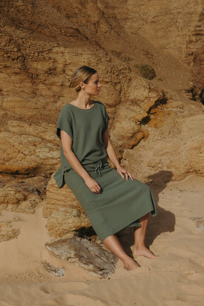 Retreat Cotton Twist Sleeveless Pullover