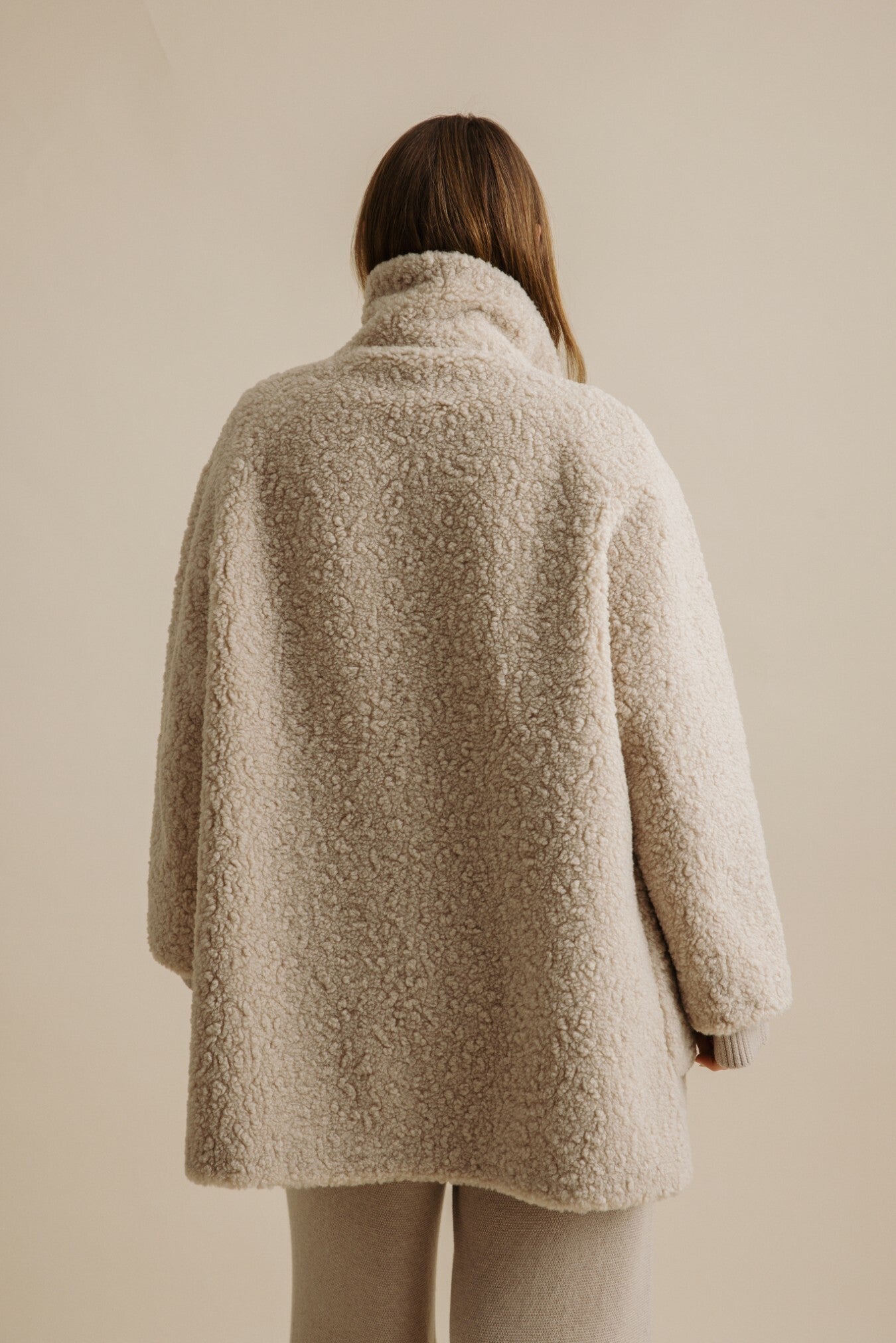 Polar Faux Fur Coat Amaranth