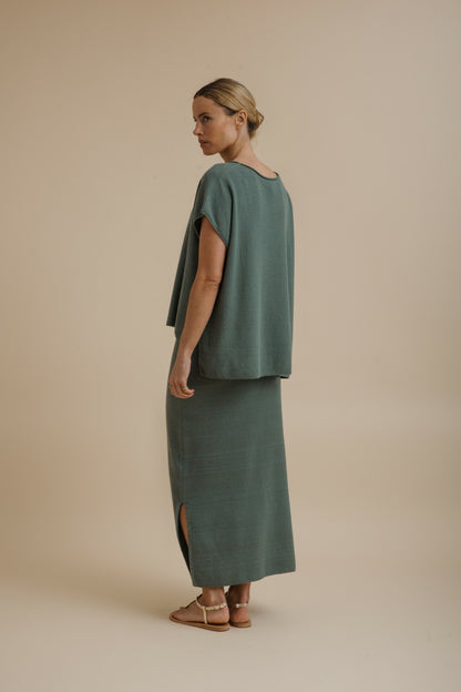 Retreat Cotton Twist Skirt