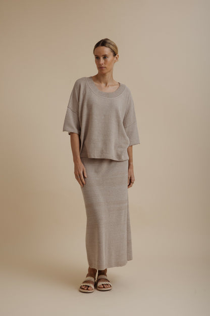Retreat Cotton Twist Skirt