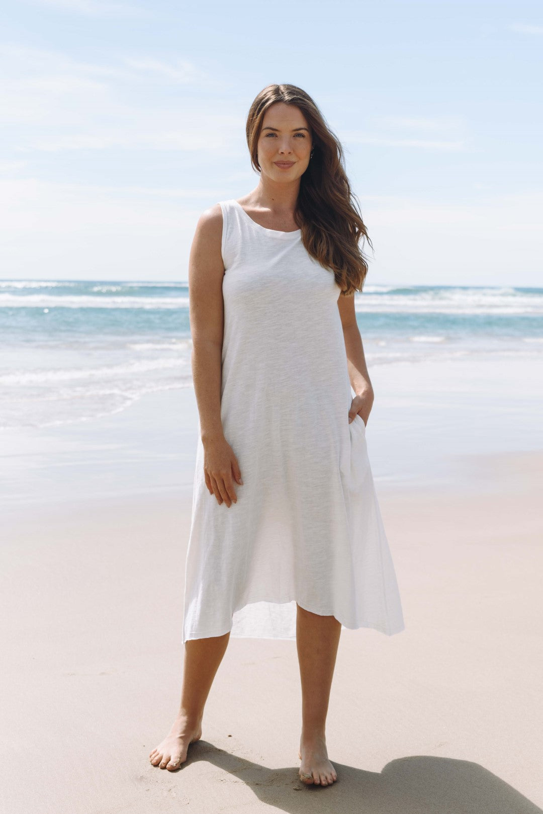 Shoreline Fine Slub  Breeze Dress