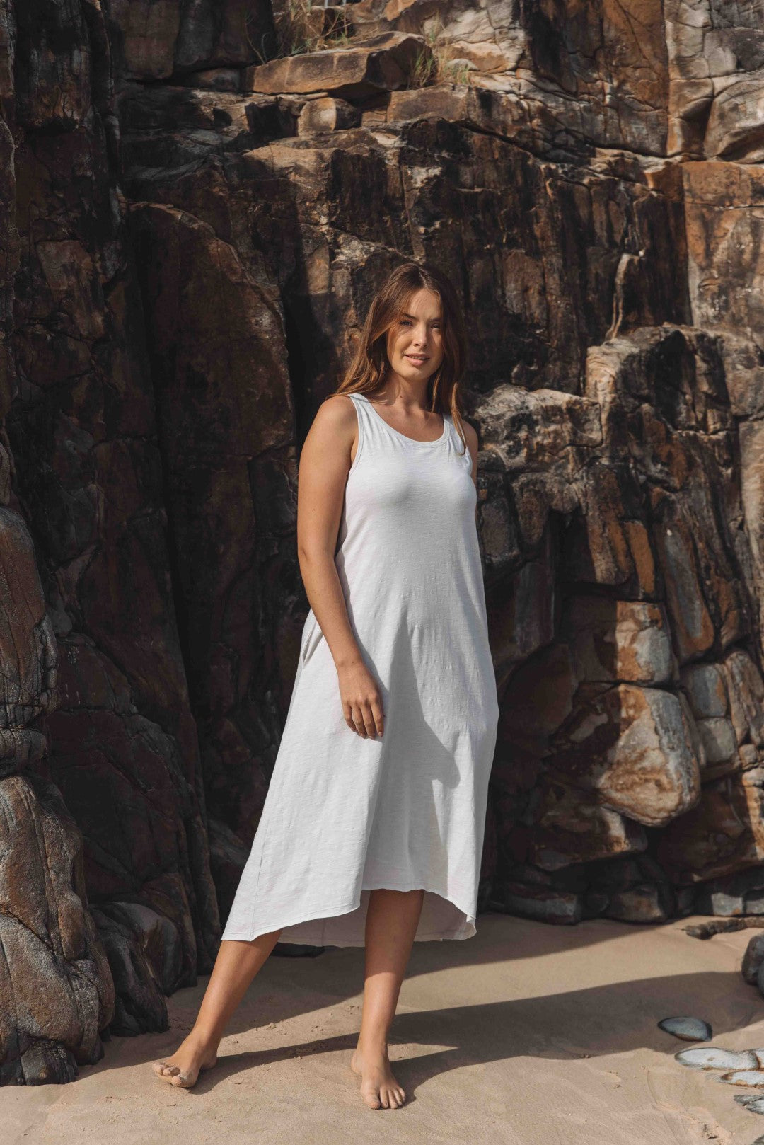 Shoreline Fine Slub  Breeze Dress