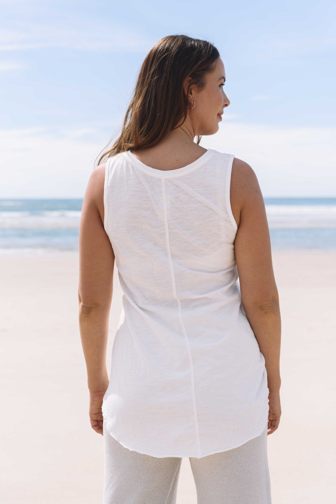 Shoreline Fine Slub Singlet