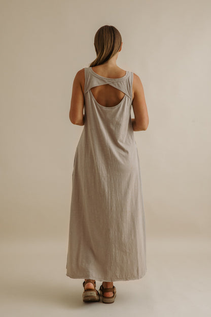 Shoreline Fine Slub  Breeze Dress Vintage Khaki