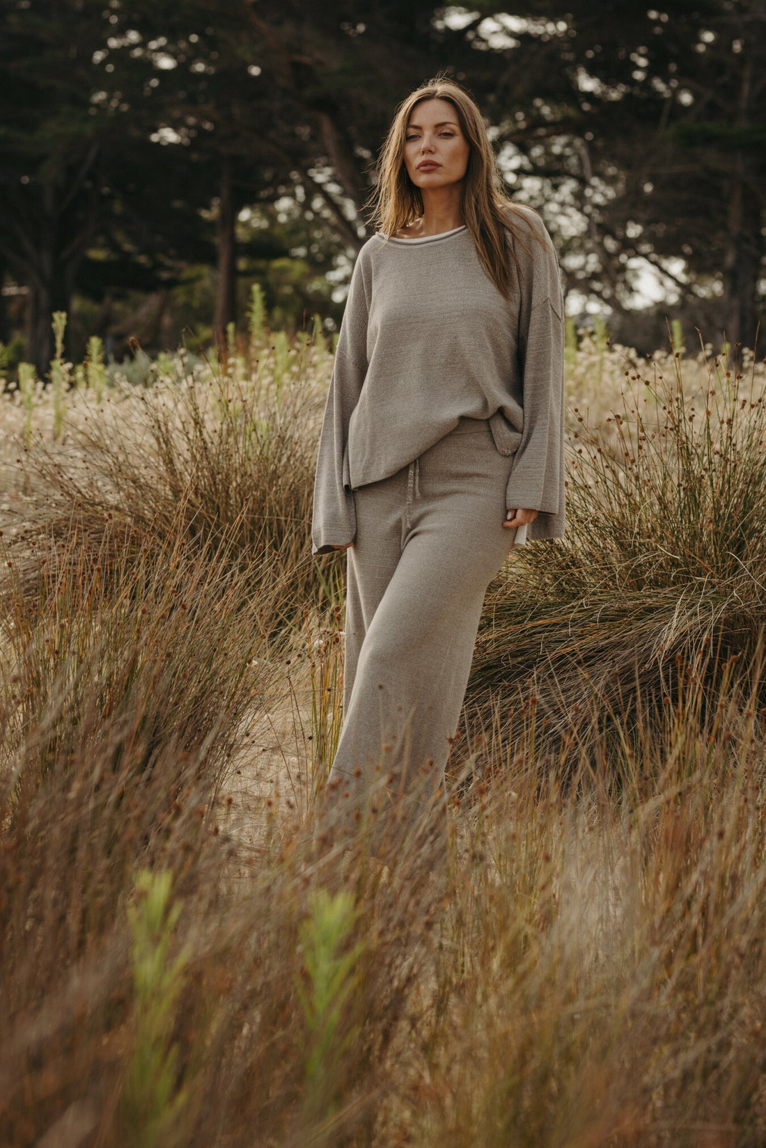 Retreat Cotton Twist Pullover Vintage Khaki x Silver