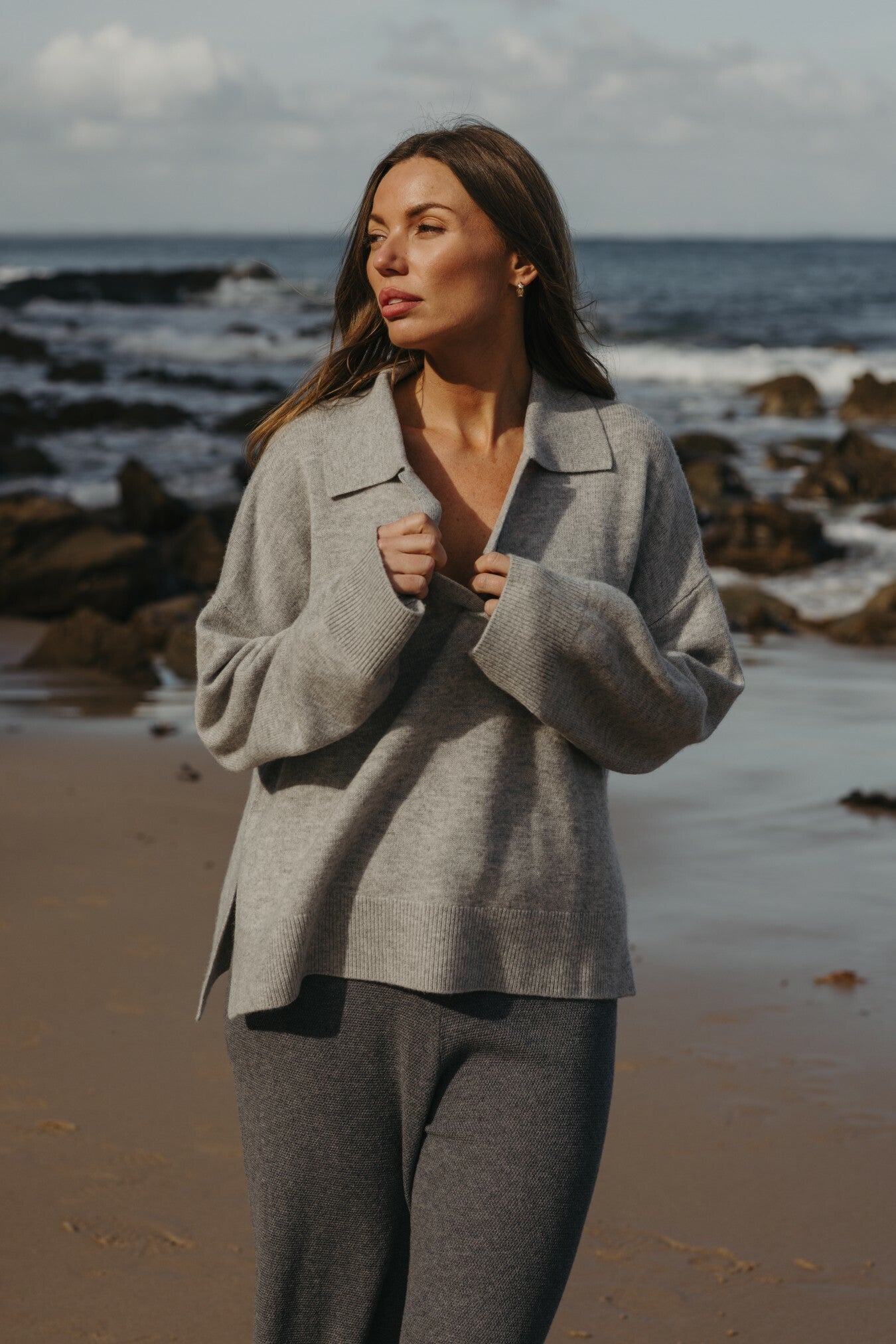 Hope Merino Pullover Soot