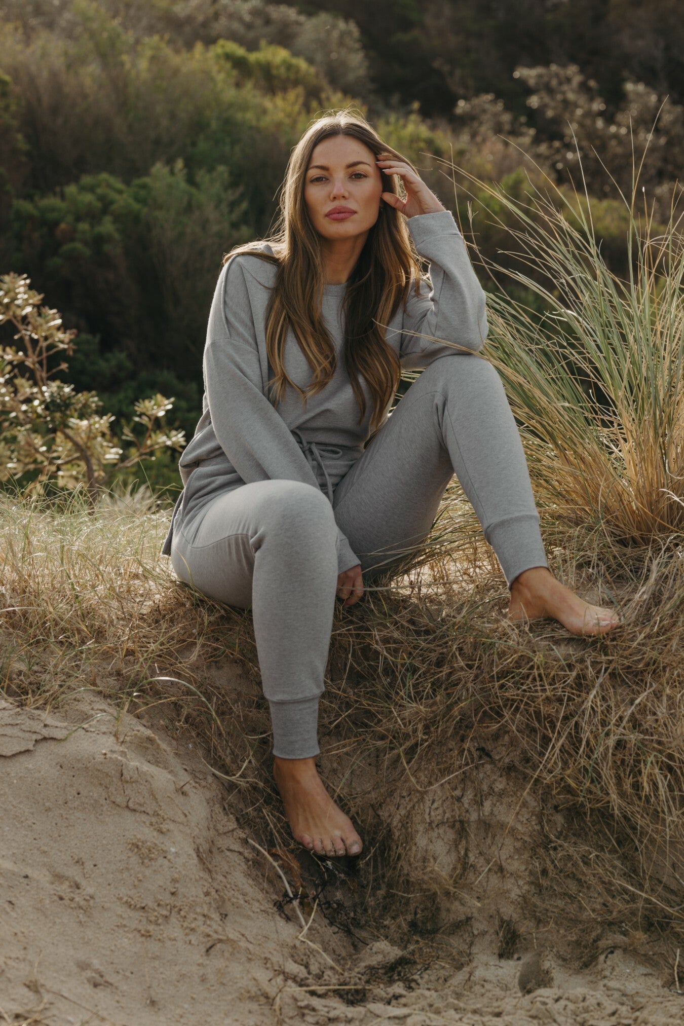 Heavenly Fleece Jogger Smoke