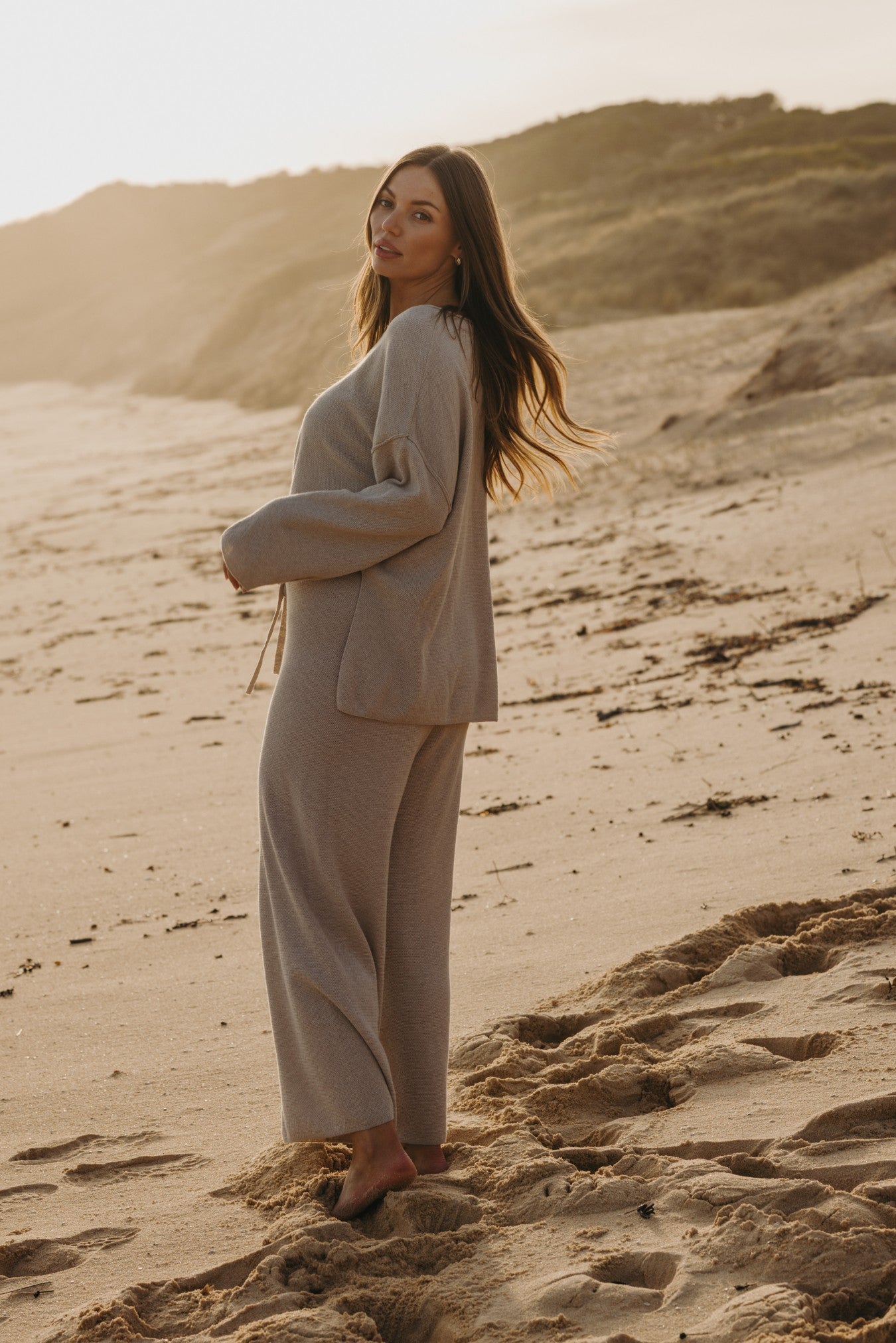 Winter Retreat Merino Cotton Pant Wheat