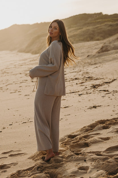 Winter Retreat Merino Cotton Pant Wheat