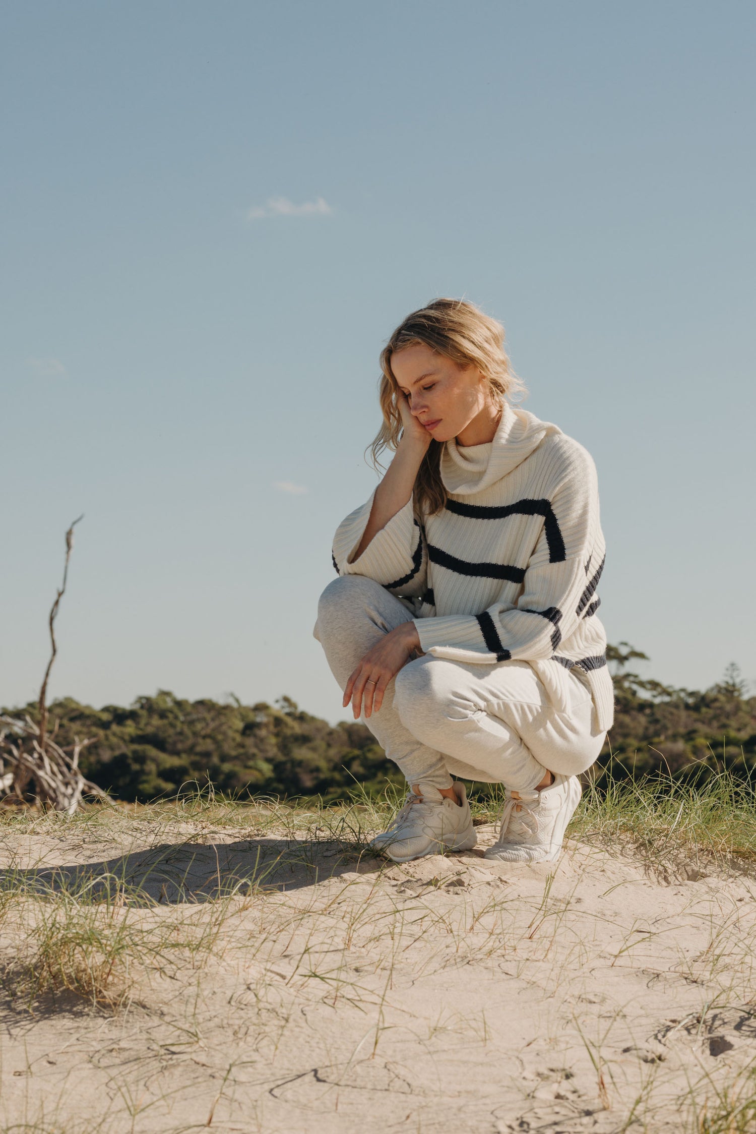 Divine Stripe Rib Pullover