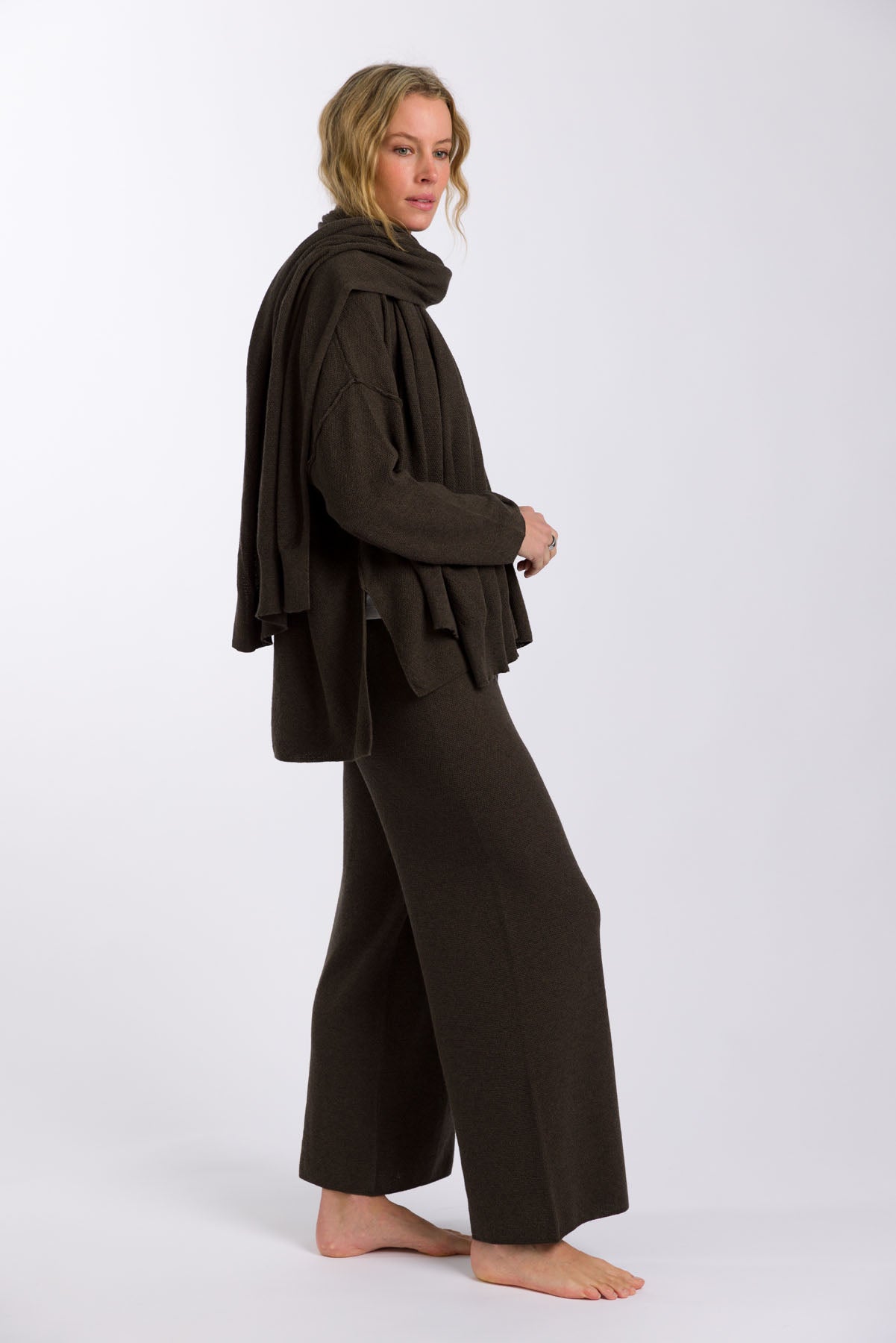 Winter Retreat Merino Wrap