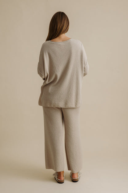 Winter Retreat Merino Cotton Pant Wheat